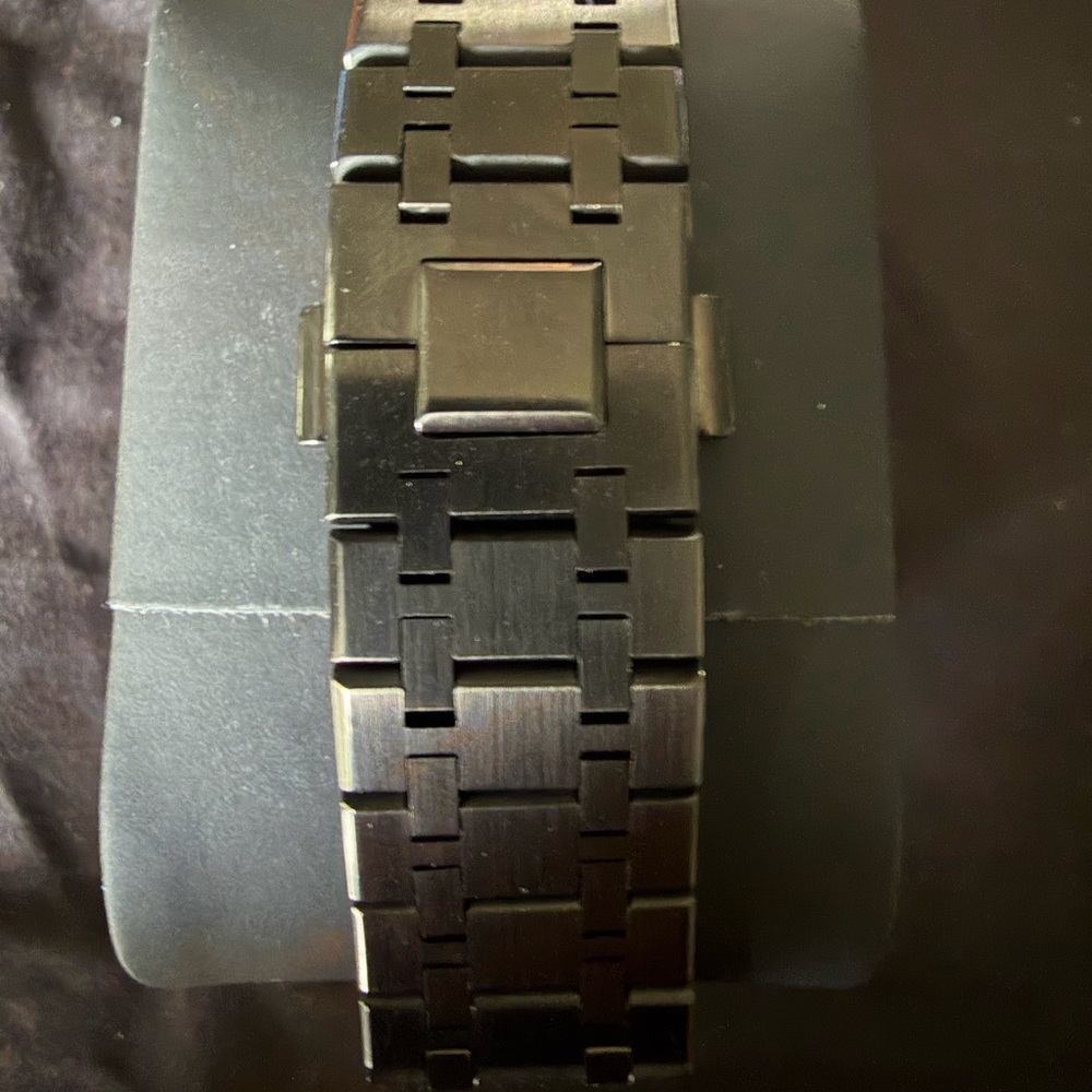 Custom Mod Oak Automatic Watch NH35 Blue Dial – Sapphire Back - Picture 4 of 7